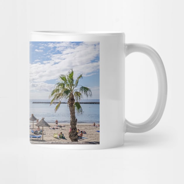 Tenerife beach view by TDArtShop